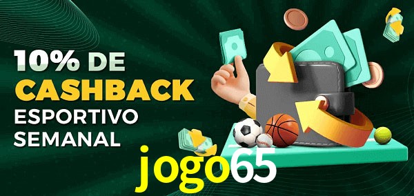10% de bônus de cashback na jogo65