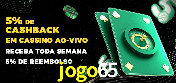 Promoções do cassino ao Vivo jogo65